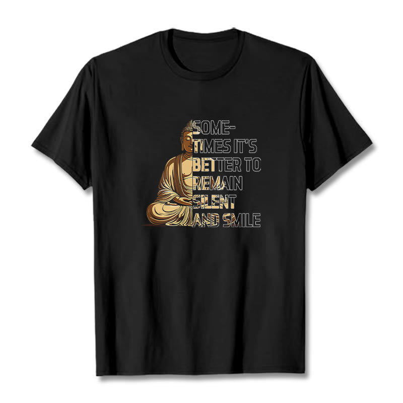 Soft Cotton Crew Neck Mindful Contemplation Tee