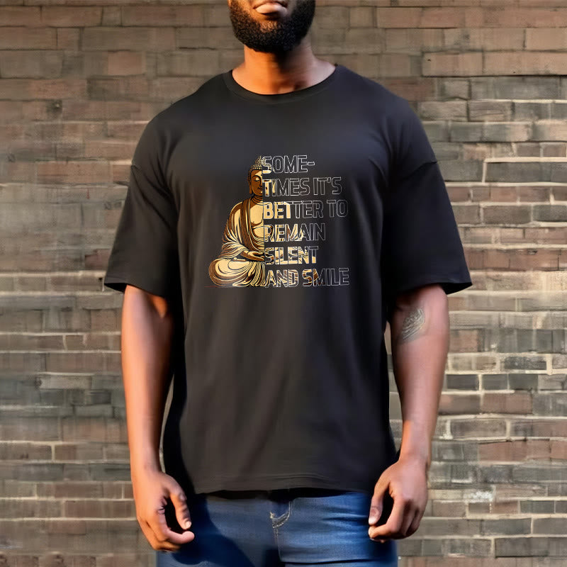 Soft Cotton Crew Neck Mindful Contemplation Tee