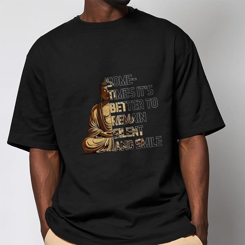 Soft Cotton Crew Neck Mindful Contemplation Tee