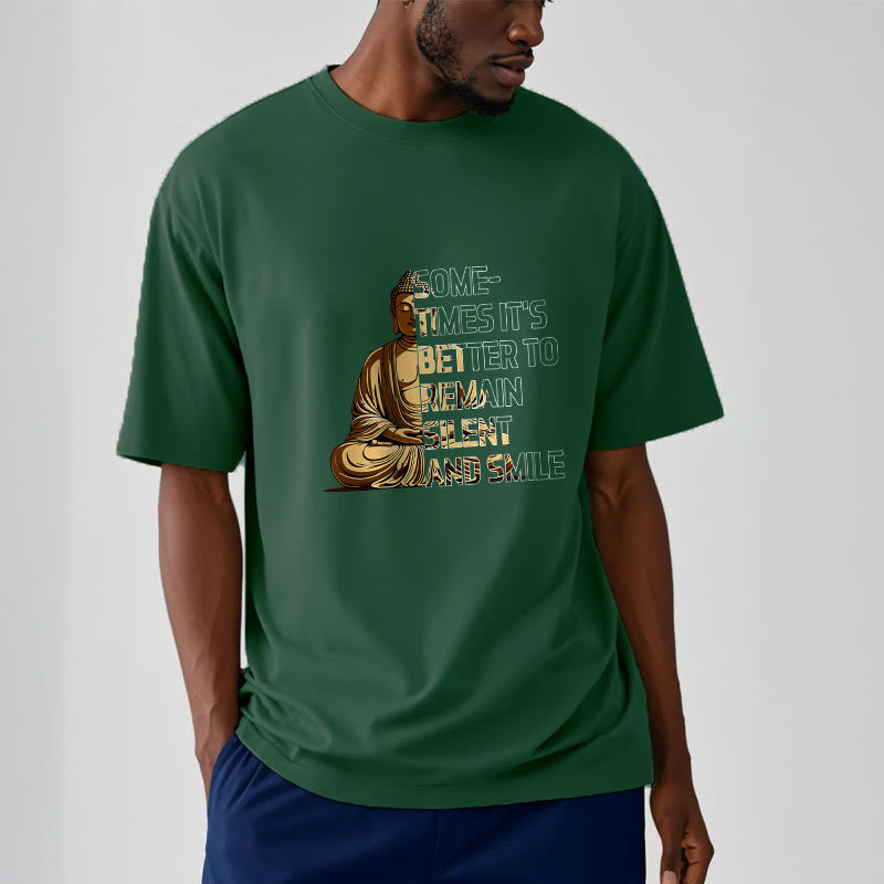 Soft Cotton Crew Neck Mindful Contemplation Tee