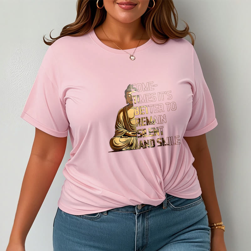 Soft Cotton Crew Neck Mindful Contemplation Tee