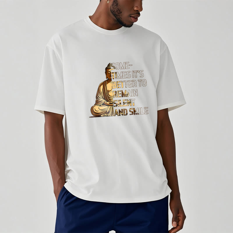 Soft Cotton Crew Neck Mindful Contemplation Tee
