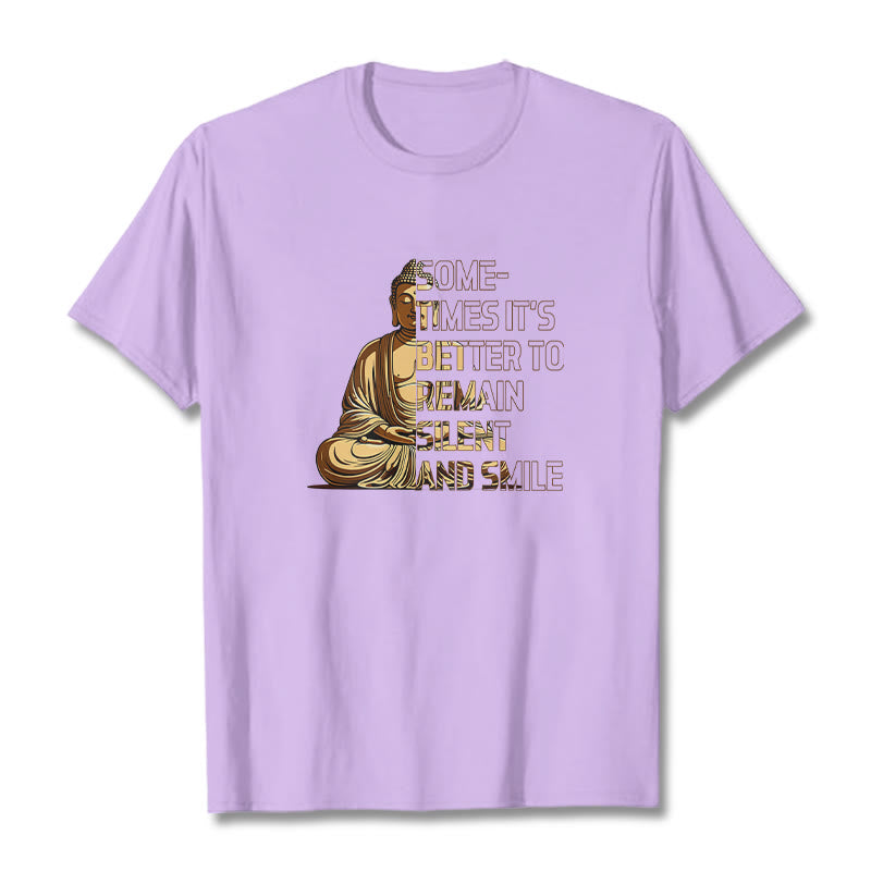 Soft Cotton Crew Neck Mindful Contemplation Tee