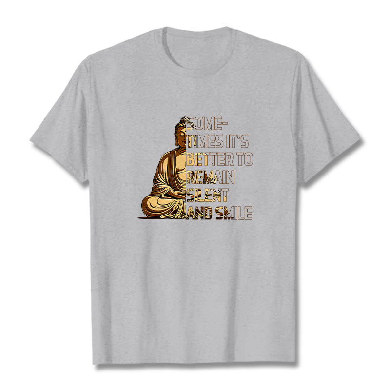 Soft Cotton Crew Neck Mindful Contemplation Tee