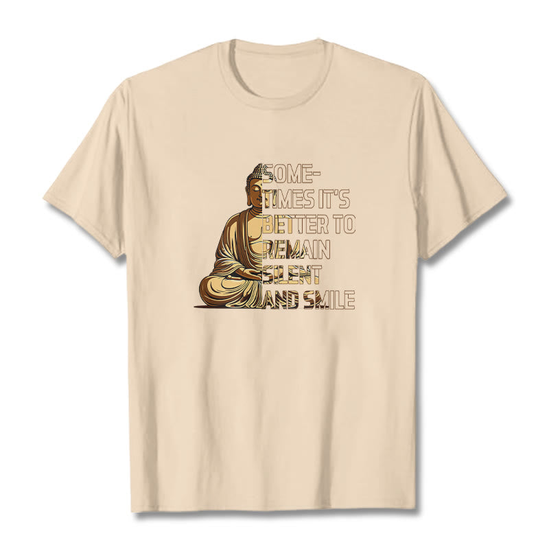 Soft Cotton Crew Neck Mindful Contemplation Tee