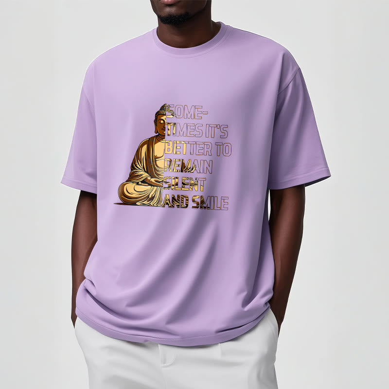 Soft Cotton Crew Neck Mindful Contemplation Tee