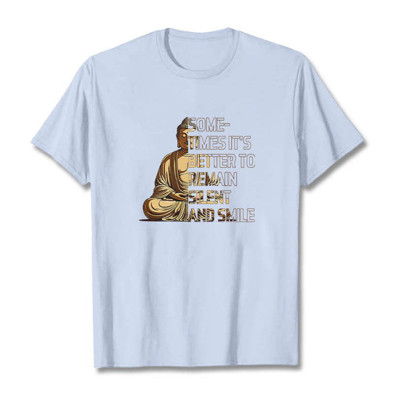 Soft Cotton Crew Neck Mindful Contemplation Tee