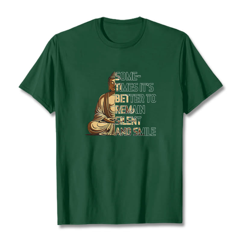 Soft Cotton Crew Neck Mindful Contemplation Tee