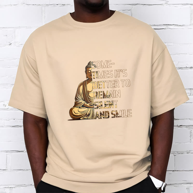 Soft Cotton Crew Neck Mindful Contemplation Tee