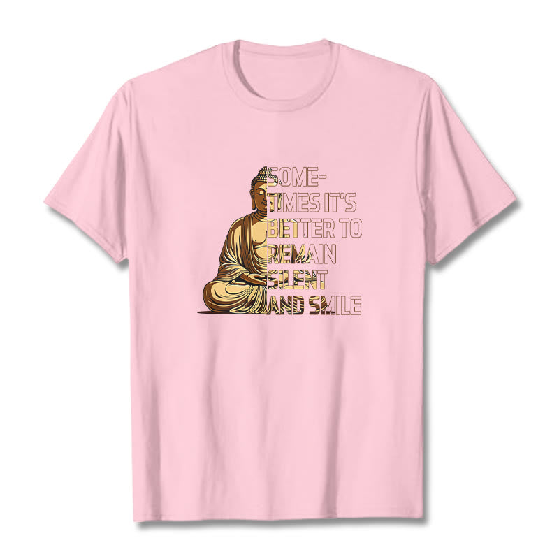 Soft Cotton Crew Neck Mindful Contemplation Tee