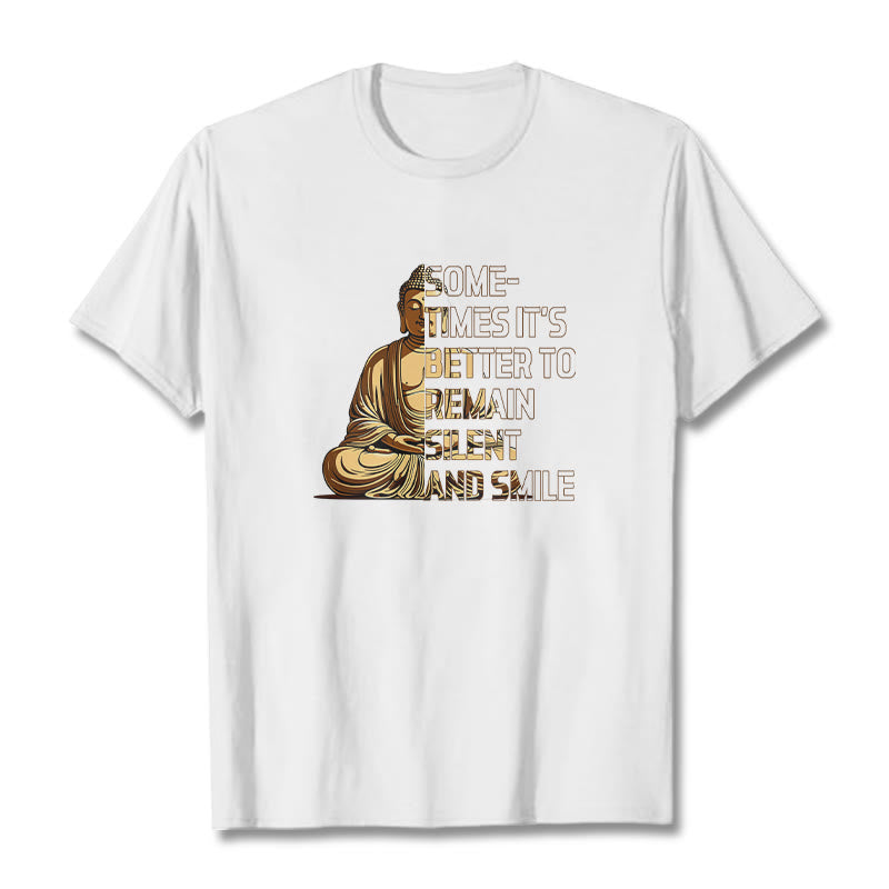 Soft Cotton Crew Neck Mindful Contemplation Tee