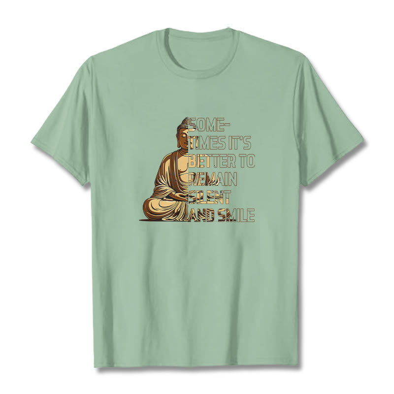 Soft Cotton Crew Neck Mindful Contemplation Tee