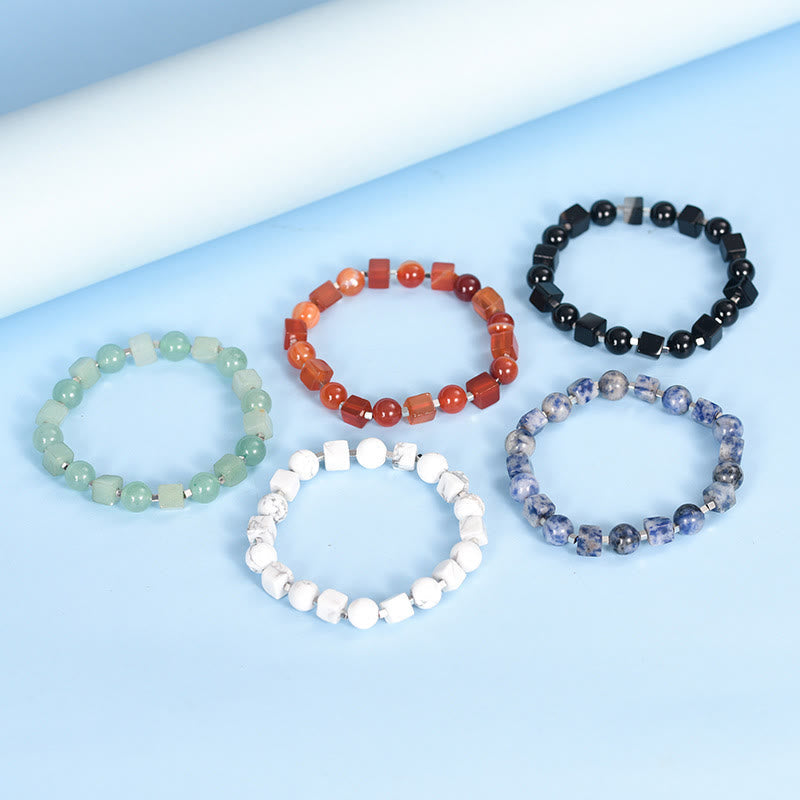 Various Crystals Black Obsidian Purification Bracelet