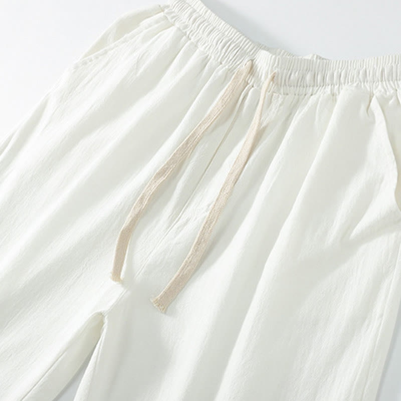 Tactile Cotton Linen Loose Mindful Movement Pants