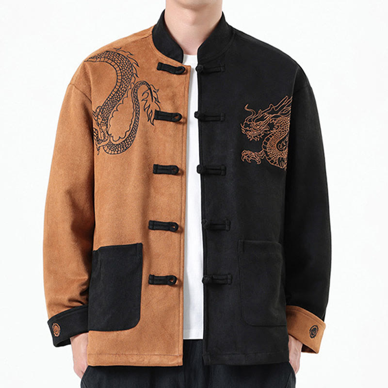 Tactile Cotton Linen Stand Collar Meditation Jacket Shirt