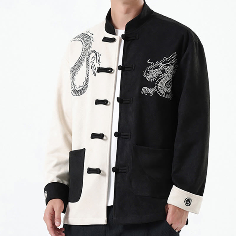 Tactile Cotton Linen Frog Button Mindful Jacket Shirt