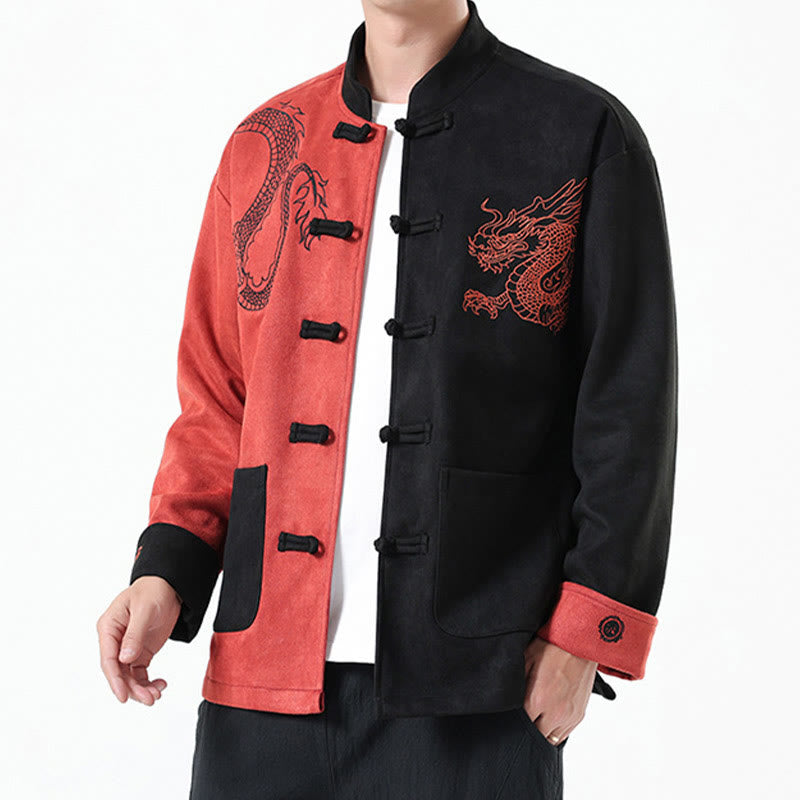 Tactile Cotton Linen Frog Button Mindful Jacket Shirt