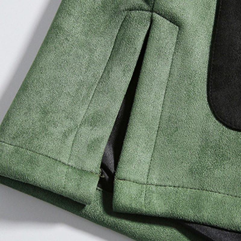 Tactile Cotton Linen Stand Collar Meditation Jacket Shirt