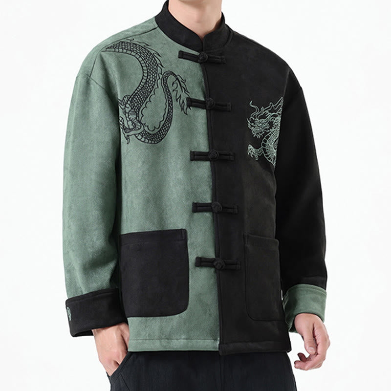 Tactile Cotton Linen Stand Collar Meditation Jacket Shirt