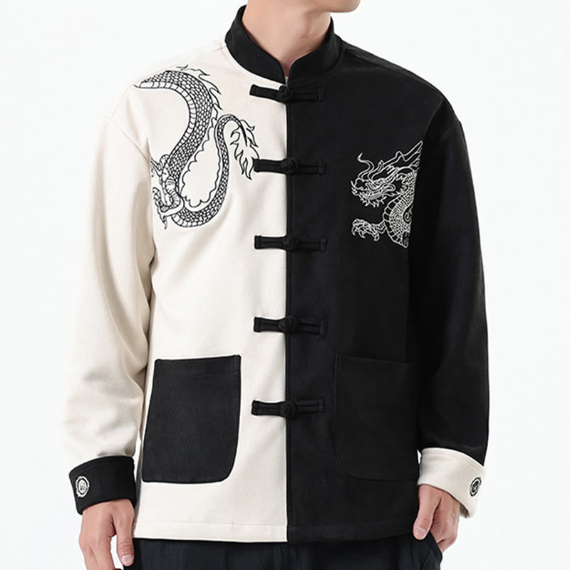 Tactile Cotton Linen Frog Button Mindful Jacket Shirt