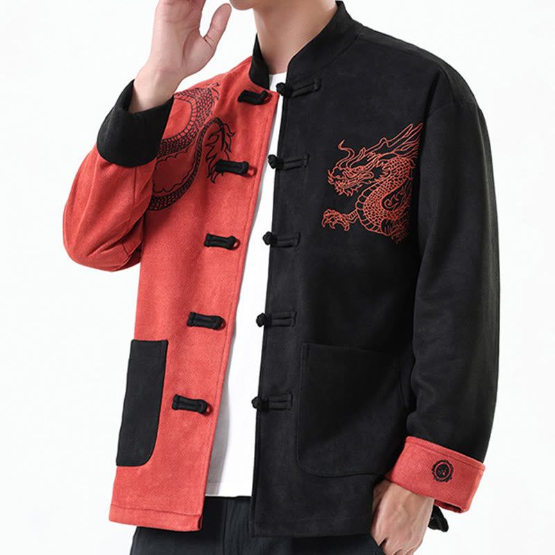 Tactile Cotton Linen Frog Button Mindful Jacket Shirt