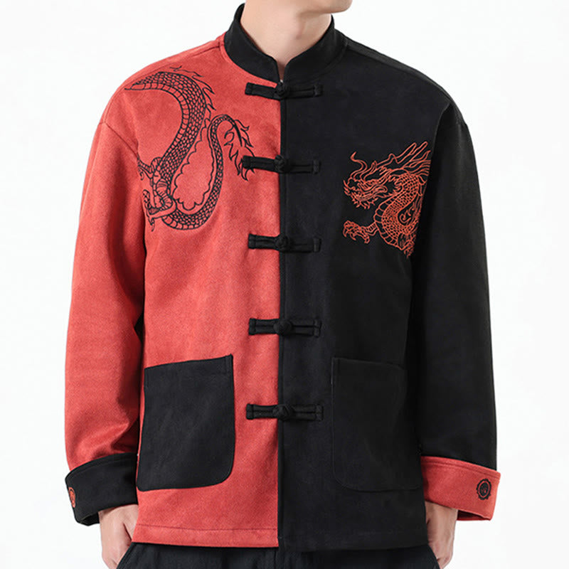 Tactile Cotton Linen Stand Collar Meditation Jacket Shirt
