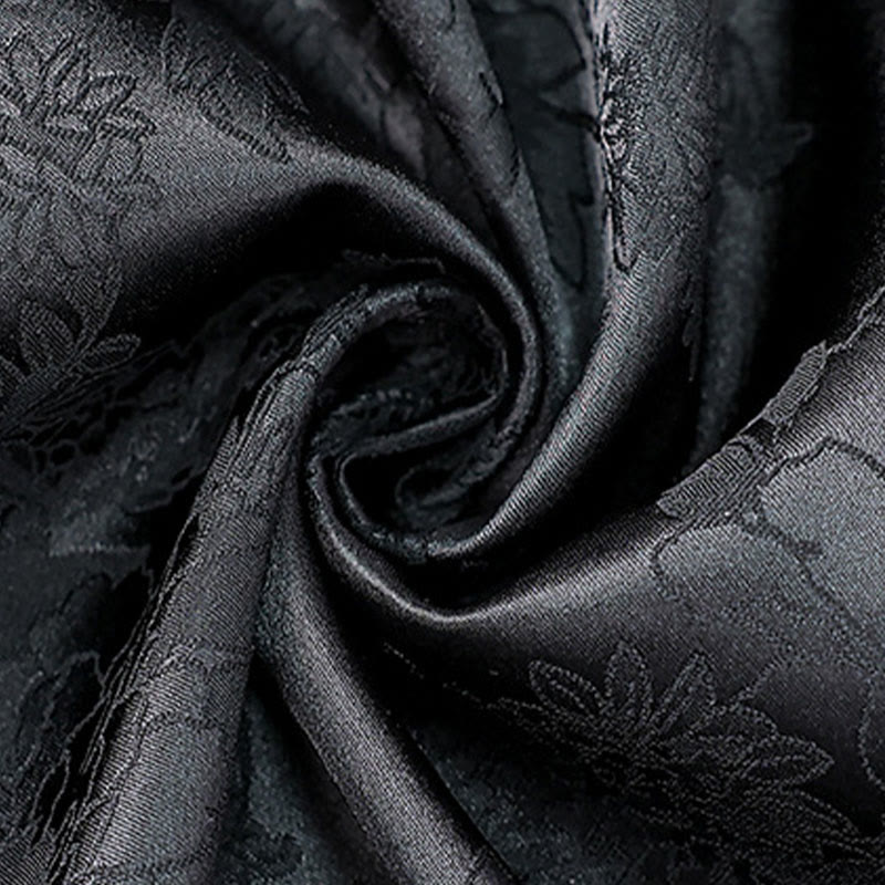 Vintage Embroidery Plum Blossom Pattern Double-Sided Wear Vest