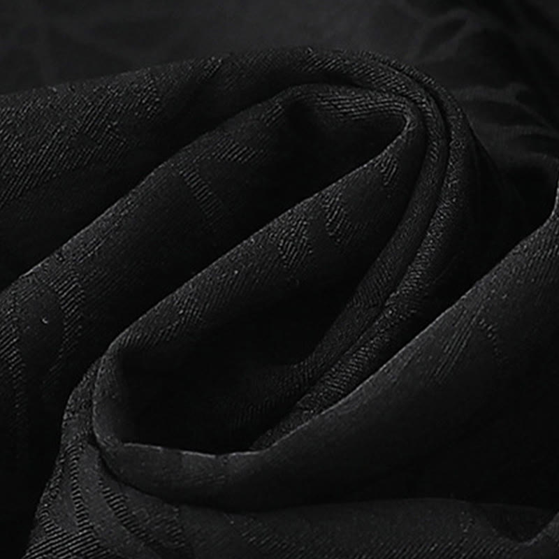 Vintage Embroidery Jacquard Weave Flower Pattern Vest