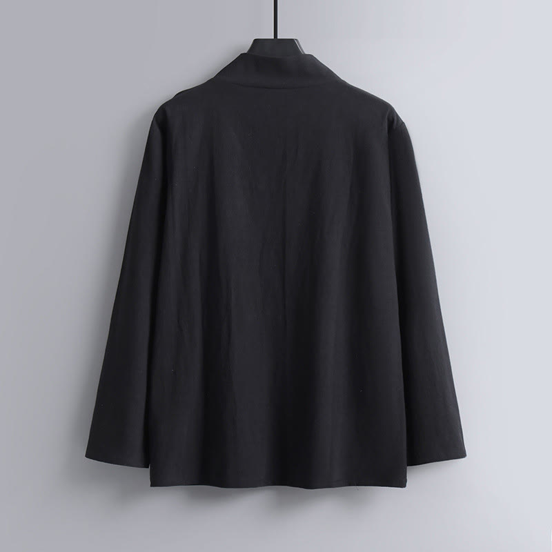 Cotton Cross-Collar Cropped Bloomers Mindful Movement Meditation Set