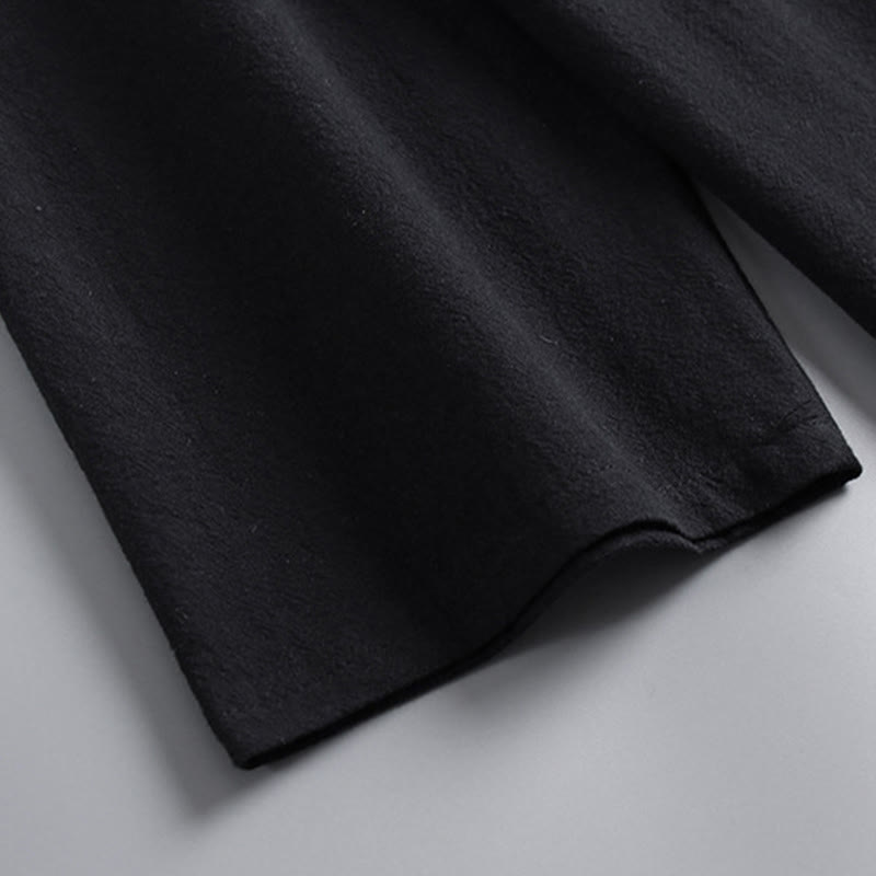 Cotton Cross-Collar Cropped Bloomers Mindful Movement Meditation Set
