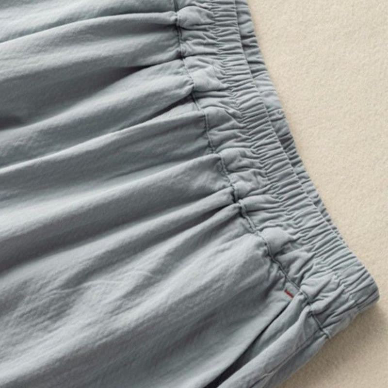 Artisanal Embroidered Cotton Breathable Meditation Harem Pants