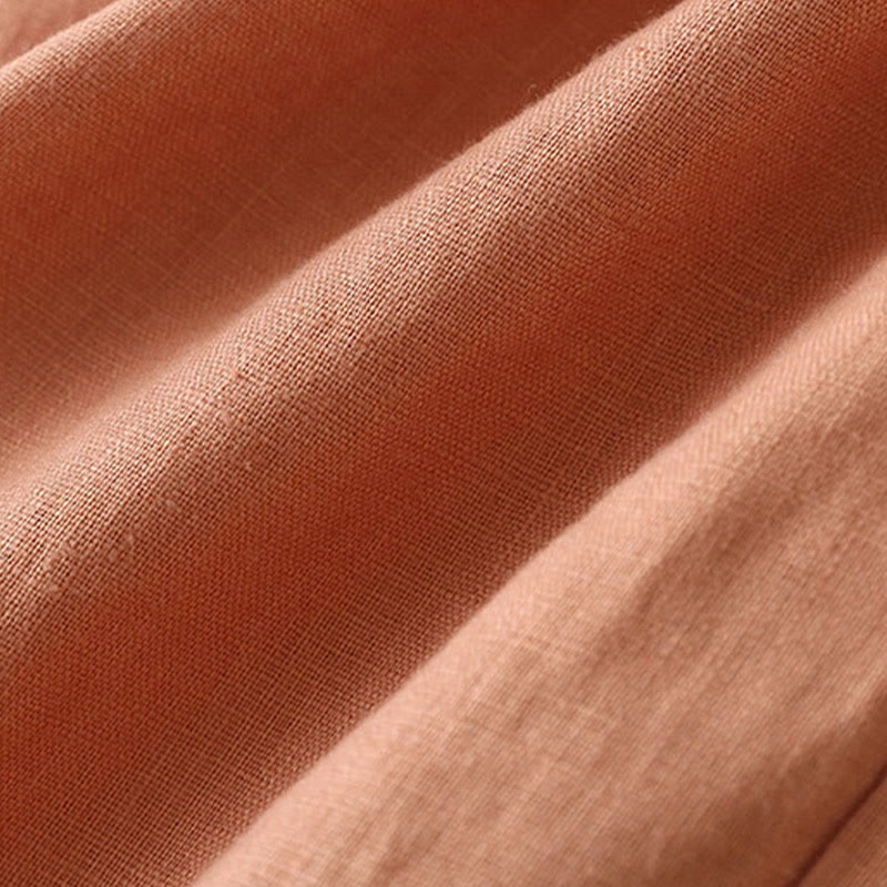 Casual High Waist Lace-up Wide Leg Pants With Pockets