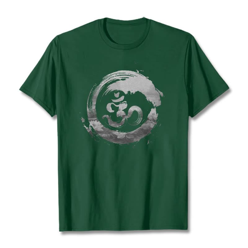 Om Lotus Cotton Tee T-shirt