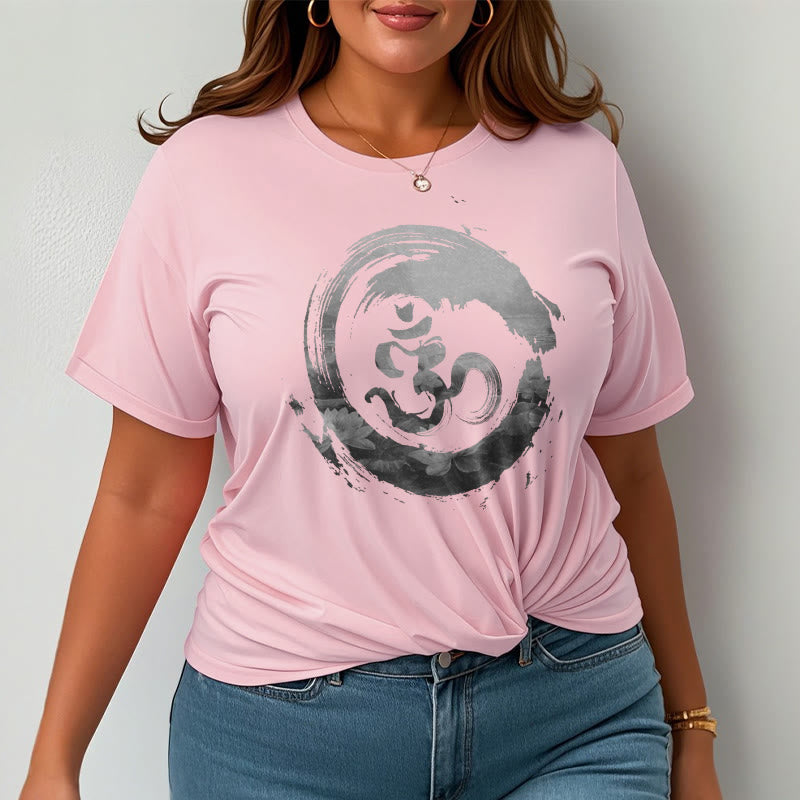 Om Lotus Cotton Tee T-shirt