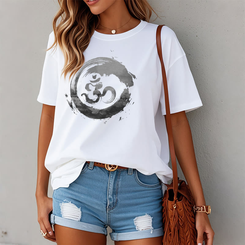 Om Lotus Cotton Tee T-shirt