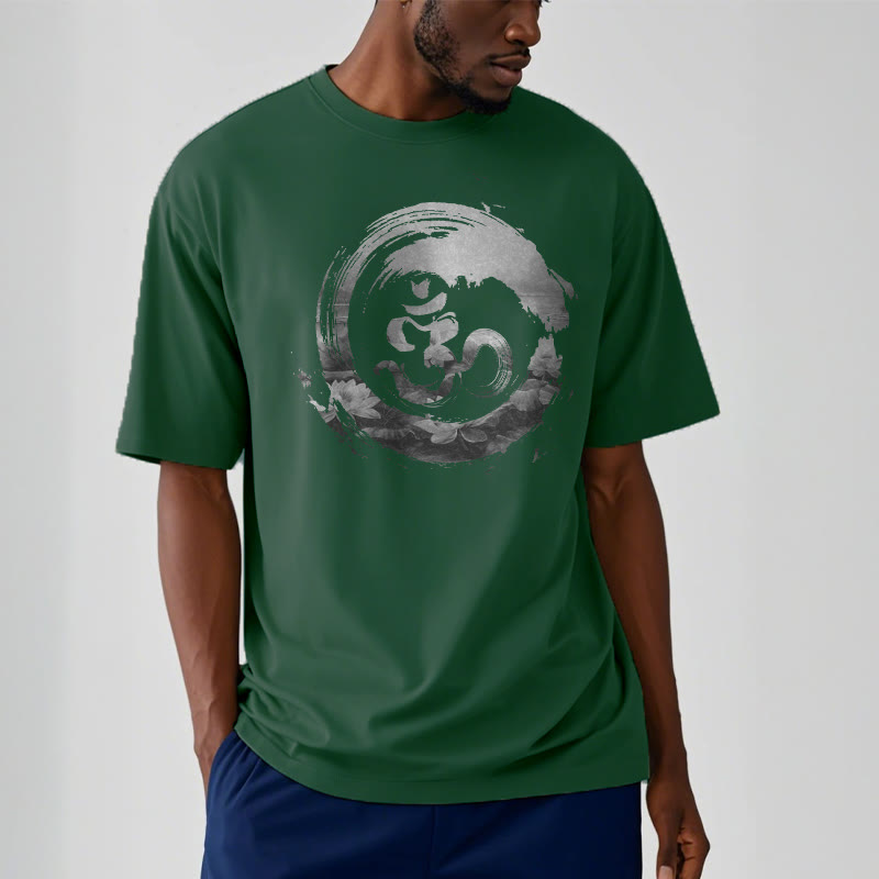 Om Lotus Cotton Tee T-shirt