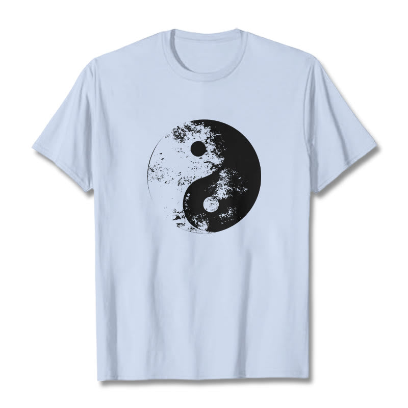 Yin Yang Tai Chi Pattern Cotton Tee T-shirt