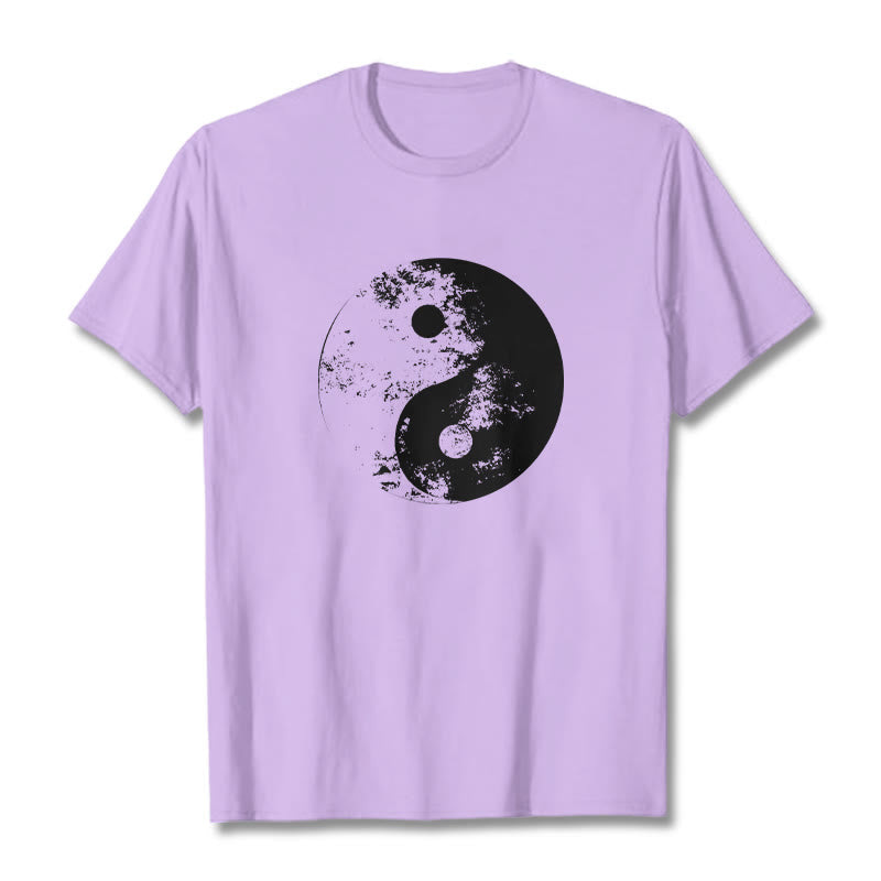 Yin Yang Tai Chi Pattern Cotton Tee T-shirt