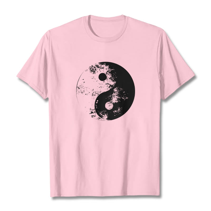 Yin Yang Tai Chi Pattern Cotton Tee T-shirt