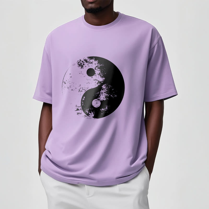 Yin Yang Tai Chi Pattern Cotton Tee T-shirt