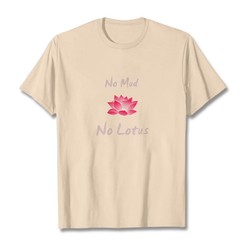 Tactile Cotton No Mud No Lotus Meditation Graphic Tee