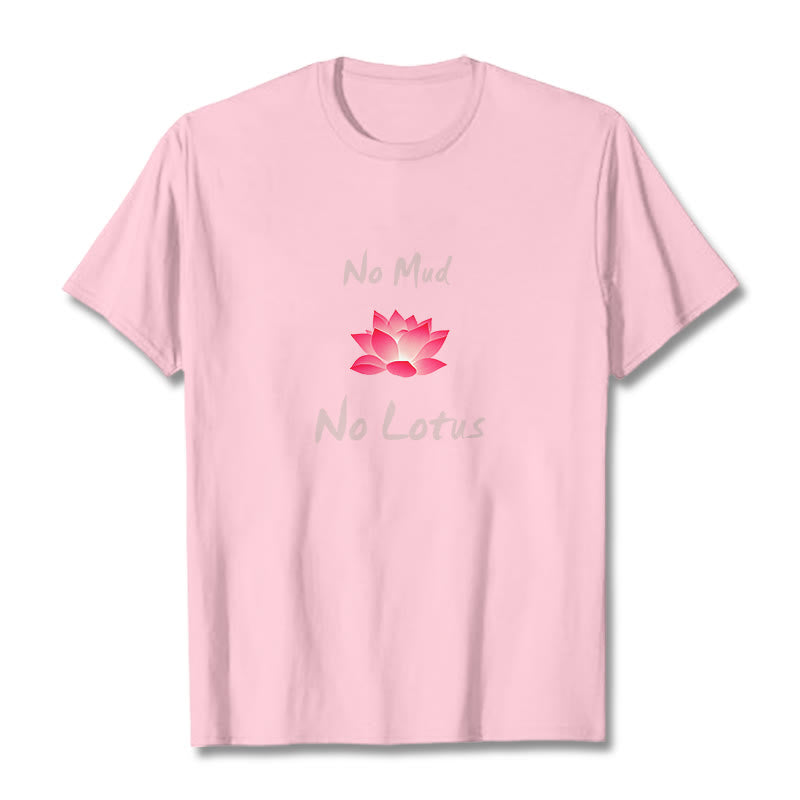 Tactile Cotton No Mud No Lotus Meditation Graphic Tee