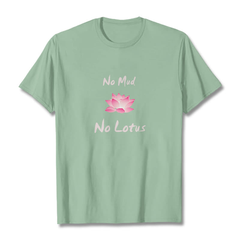 Tactile Cotton No Mud No Lotus Meditation Graphic Tee