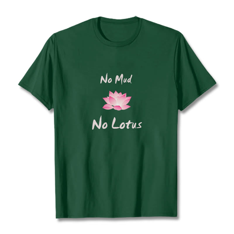 Tactile Cotton No Mud No Lotus Meditation Graphic Tee