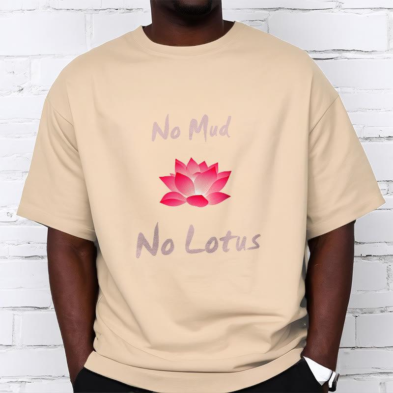 Tactile Cotton No Mud No Lotus Meditation Graphic Tee
