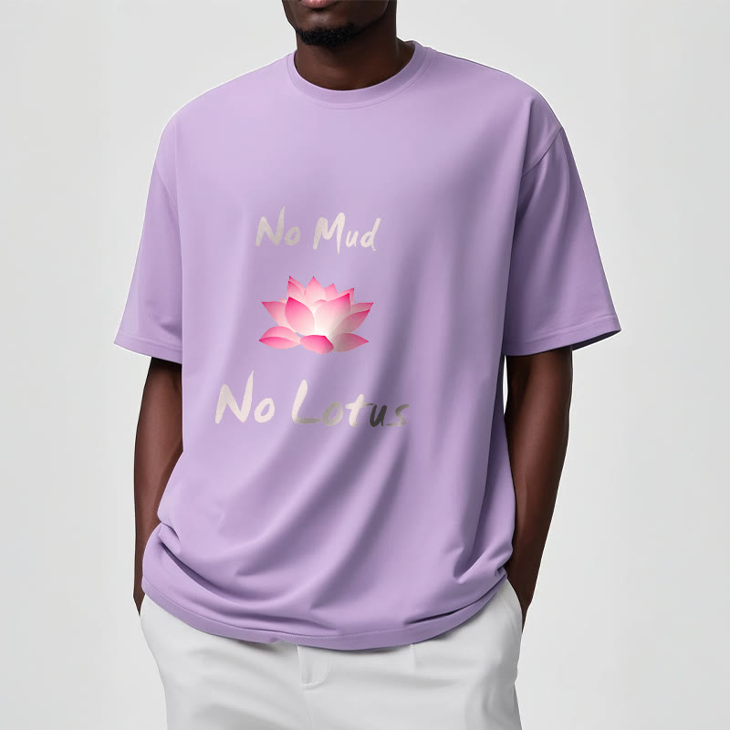 Tactile Cotton No Mud No Lotus Meditation Graphic Tee