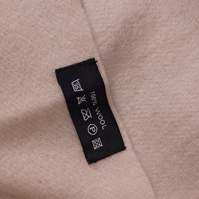Tactile Wool Embroidered Magnolia Meditation Wrap Shawl