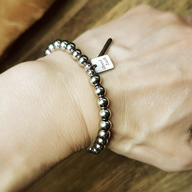 Titanium Steel Good Luck Balance Bracelet