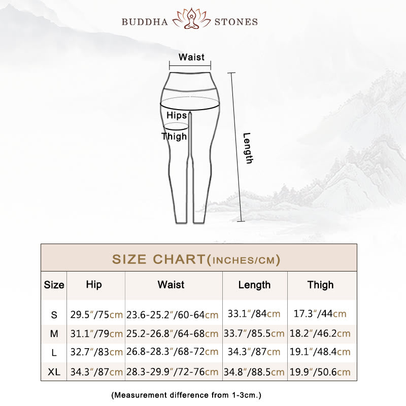 Simple Leaves Print Sports Fitness Leggings Women's Yoga Pants