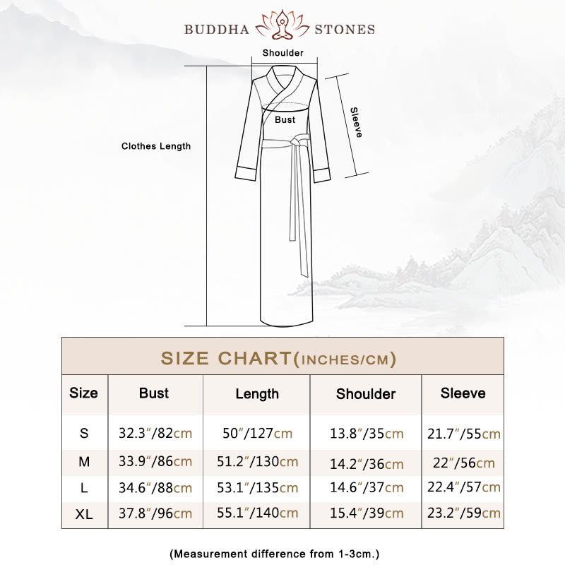 Flowing Wrap Lhasa Mindful Meditation Maxi Dress